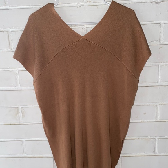 Brown Ribbed Sweater Vest - Picture 5 of 5